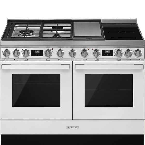 Aragaz pe gaz/ electric, SMEG - CPF120IGMPWH