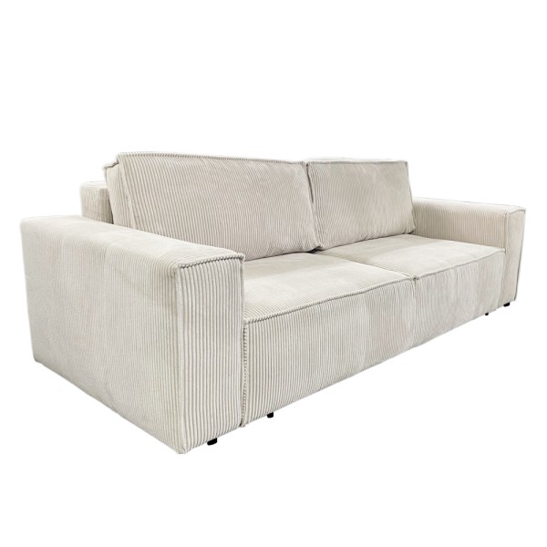 Canapea extensibilă, crem, HARPERA BIG SOFA