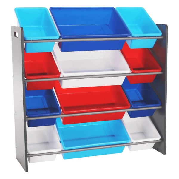 Organizator de jucării, multicolor/ gri, KIDO TYPE 1