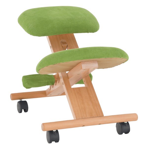 Scaun ergonomic, verde/ fag, GROCO