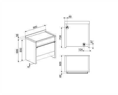 Aragaz SMEG - A1-9