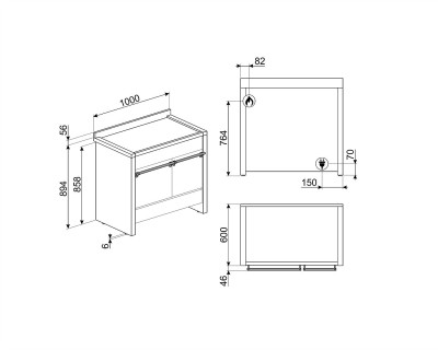 Aragaz SMEG - A2BL-81