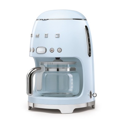 Cafetiera SMEG, albastru pastel - DCF02PBEU