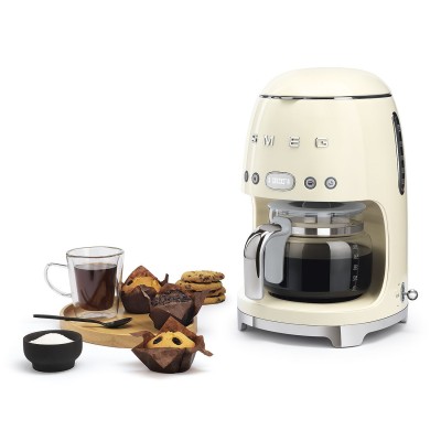 Cafetiera SMEG, crem - DCF02CREU