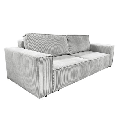 Canapea extensibilă, gri deschis, HARPERA BIG SOFA