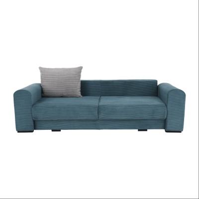 Canapea foarte spaţioasă, albastru, mentol, gri deschis, GILEN BIG SOFA