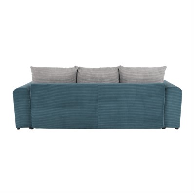 Canapea foarte spaţioasă, albastru, mentol, gri deschis, GILEN BIG SOFA