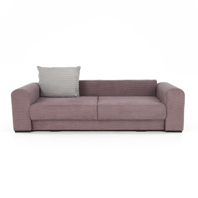 Canapea foarte spaţioasă, violet, roz învechit, bej, GILEN BIG SOFA