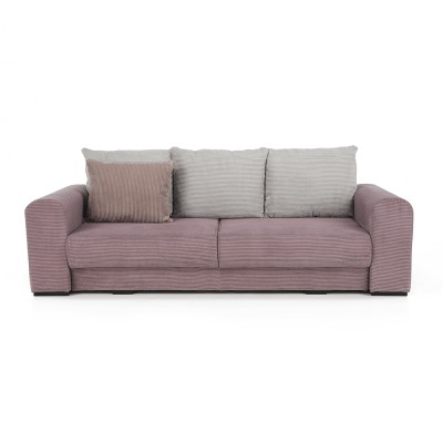 Canapea foarte spaţioasă, violet, roz învechit, bej, GILEN BIG SOFA