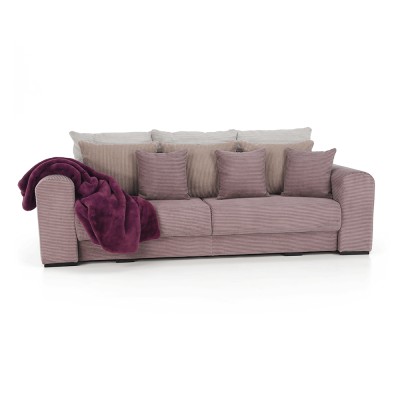 Canapea foarte spaţioasă, violet, roz învechit, bej, GILEN BIG SOFA