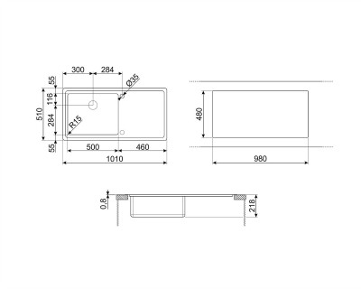 Chiuveta SMEG - LFT100D