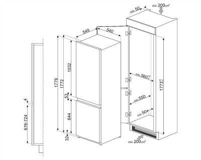 Combina frigorifica - C81721F