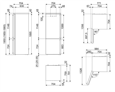 Combina frigorifica - FA8005LPO5