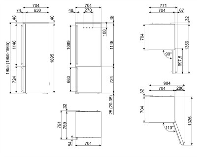 Combina frigorifica - FA8005RPO5