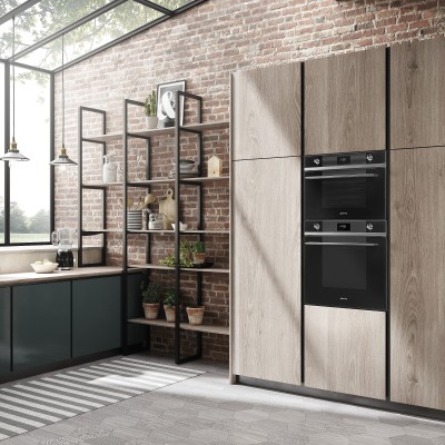 Cuptor electric SMEG I Negru - SOP6101S2N