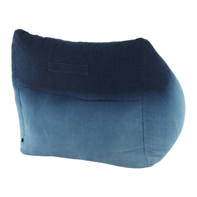 Fotoliu tip sac, material textil jeans, COZIA