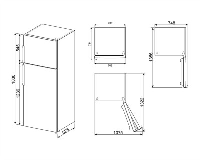 Frigider SMEG - FD70EN4HM