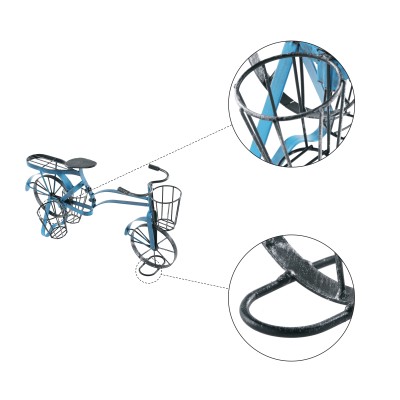 Ghiveci RETRO în formă de bicicletă ALBO