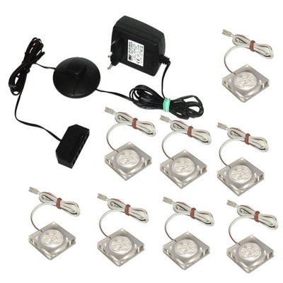 Iluminare LED, 8 puncte, alb, OLJE