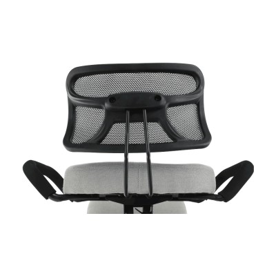 Kneeling chair, gri/ negru, RUFUS