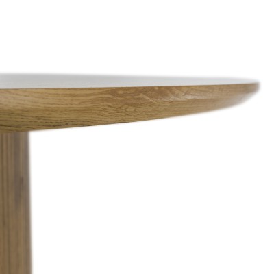 Masă de sufragerie, stejar, diametru 120 cm, MAHIR TIP 2