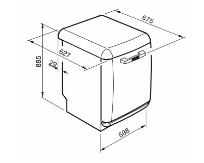 Masina de spalat vase SMEG - LVFABBL3