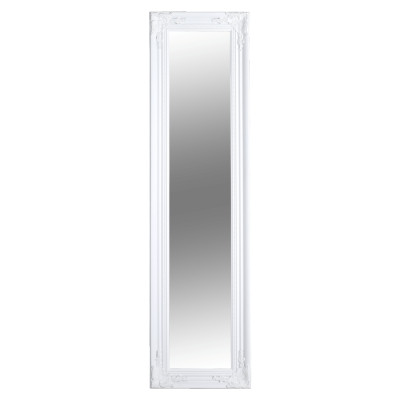 Oglindă elegantă cu ramă din lemn alb, MALINA