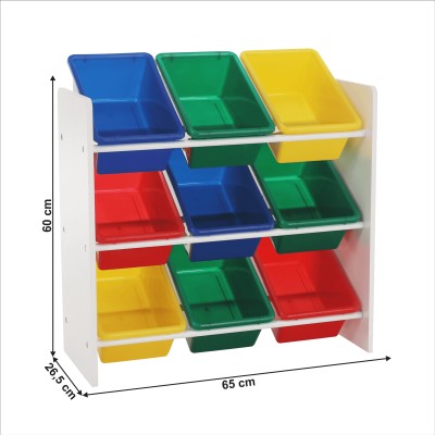 Organizator de jucării, multicolor/ alb, KIDO TYPE 2