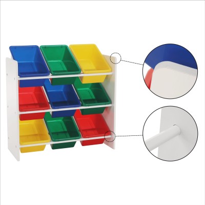 Organizator de jucării, multicolor/ alb, KIDO TYPE 2