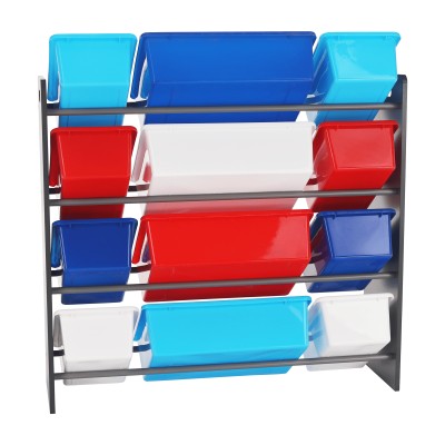 Organizator de jucării, multicolor/ gri, KIDO TYPE 1