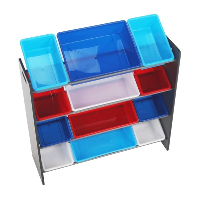 Organizator de jucării, multicolor/ gri, KIDO TYPE 1