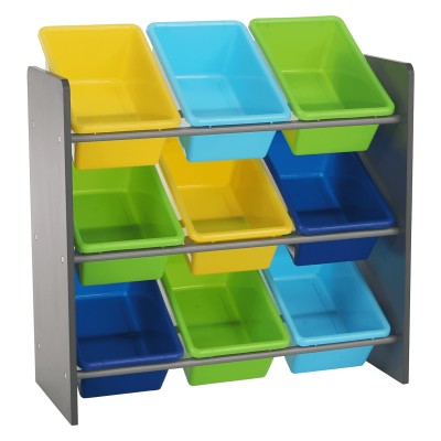 Organizator de jucării, multicolor/ gri, KIDO TYPE 3