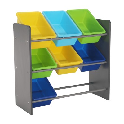 Organizator de jucării, multicolor/ gri, KIDO TYPE 3