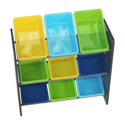 Organizator de jucării, multicolor/ gri, KIDO TYPE 3