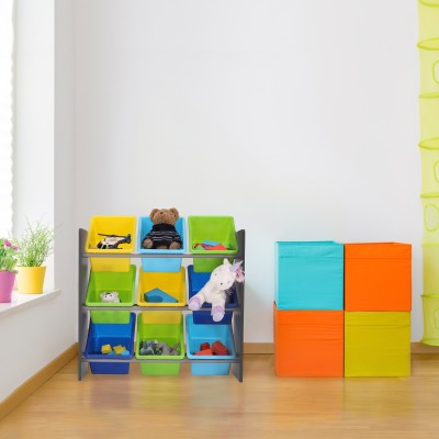 Organizator de jucării, multicolor/ gri, KIDO TYPE 3