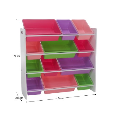 Organizator de jucării, multicolor, MADY 2