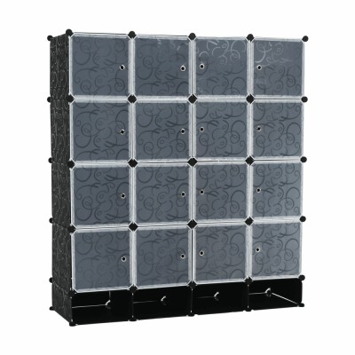 Organizator modular de garderobă, plastic, RODAN 