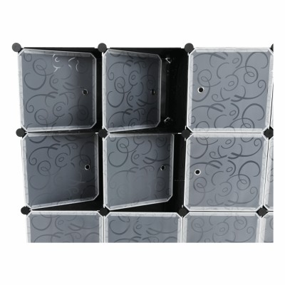 Organizator modular de garderobă, plastic, RODAN 