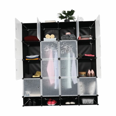 Organizator modular de garderobă, plastic, RODAN 