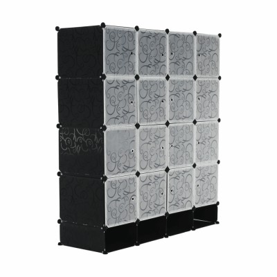 Organizator modular de garderobă, plastic, RODAN 