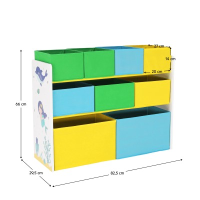 Organizator pentru jucării, model multicolor, NORA