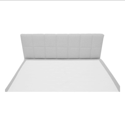 Pat boxspring, 120x200 cm, gri deschis, FERATA