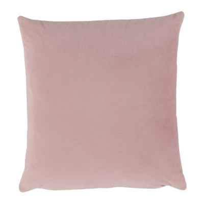 Pernă, catifea roz pudră, 60x60 cm, MARIA