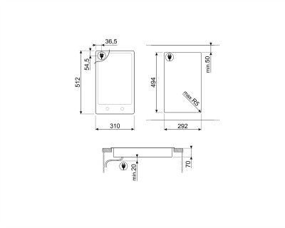 Plită cu inducție SMEG - PGF32I-1