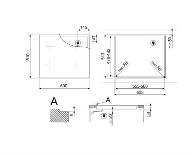 Plita cu inductie SMEG - SI4642D