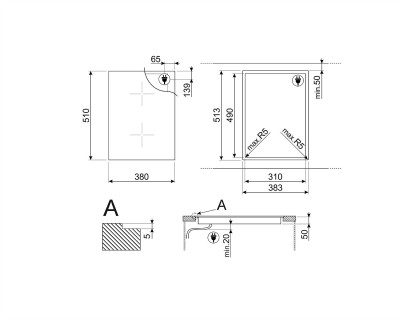 Plita cu inductie SMEG - SIM3323D