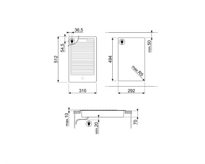 Plită SMEG - PGF30B