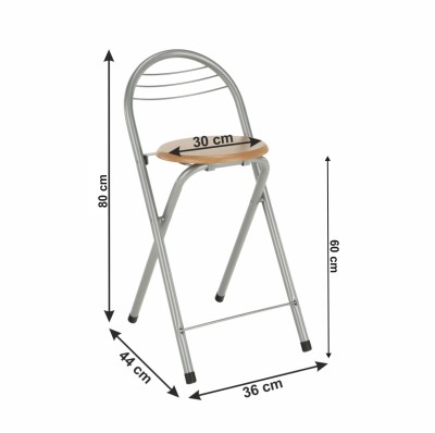 Scaun de bar, fag/ crom, BOXER