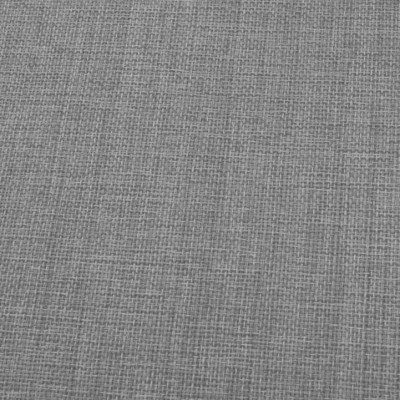 Scaun dining, material textil gri deschis, AMINA