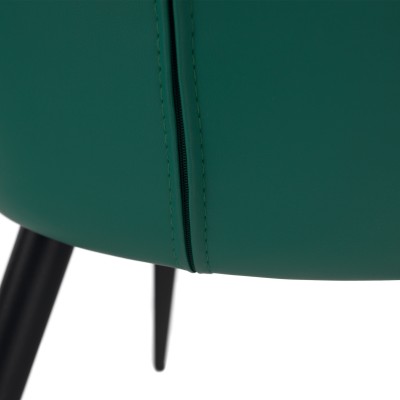 Scaun dining, verde/ metal, KALINA